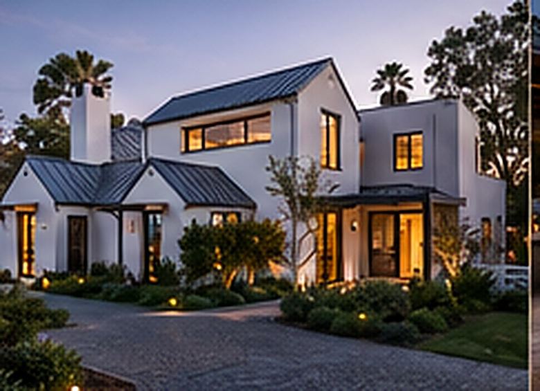 Smart home wall control panel in a Goleta home