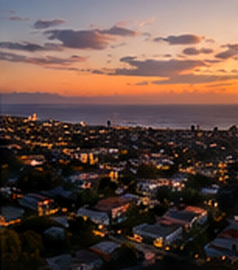 Outdoor living and entertaining technology at a coastal Orange County estate