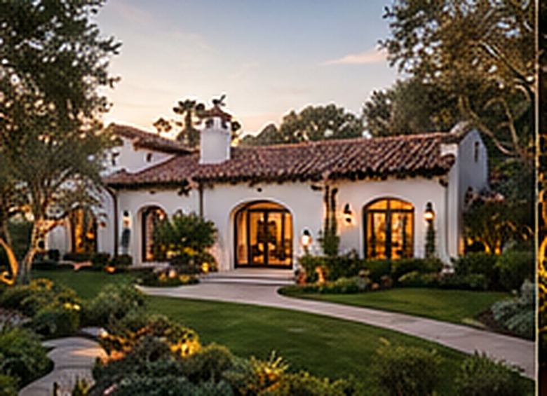 Spanish Colonial style Santa Barbara home with integrated smart home technology